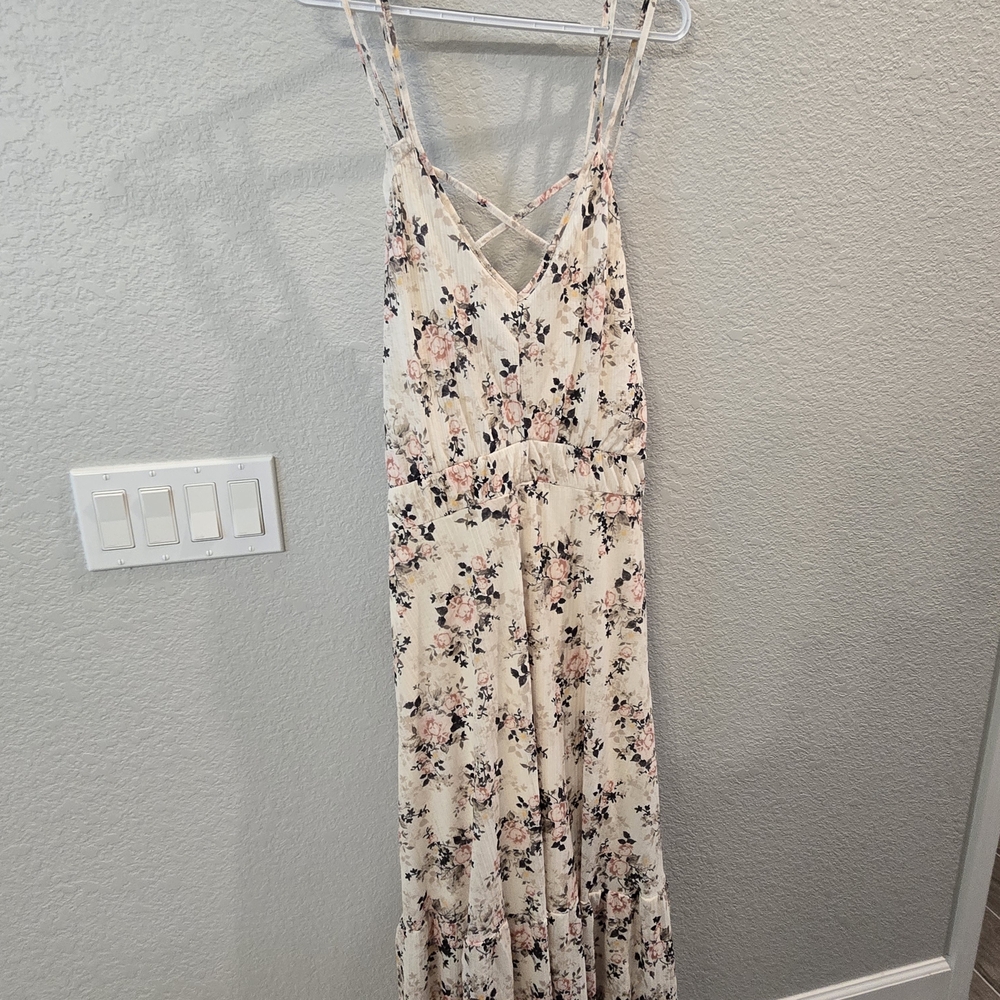 Torrid Floral Maxi Dress with Spaghetti Straps